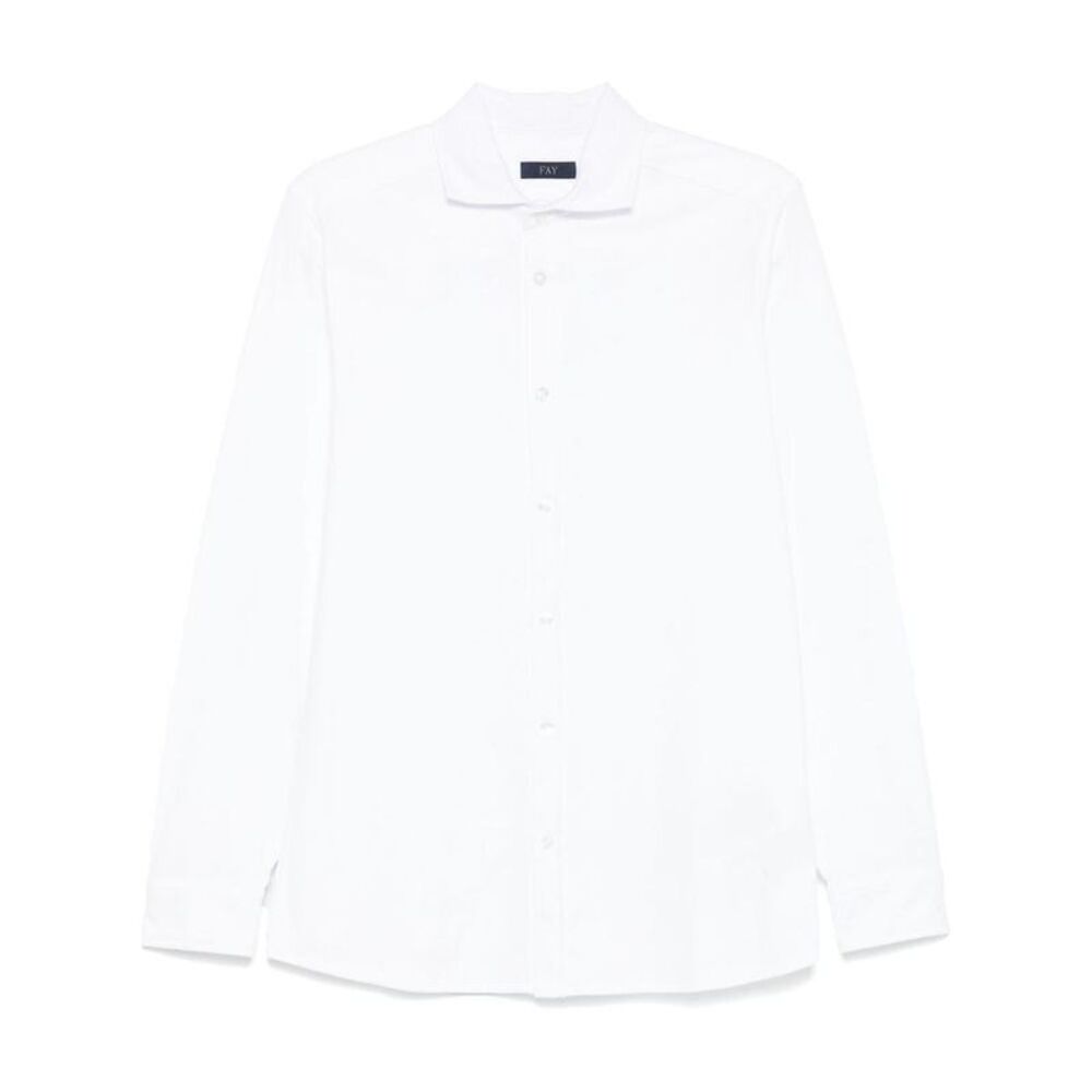 FAY Men's Cotton Poplin Shirt Men WHITE T-Shirts